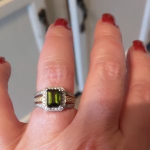 *SOLD* Emerald and Diamond ring